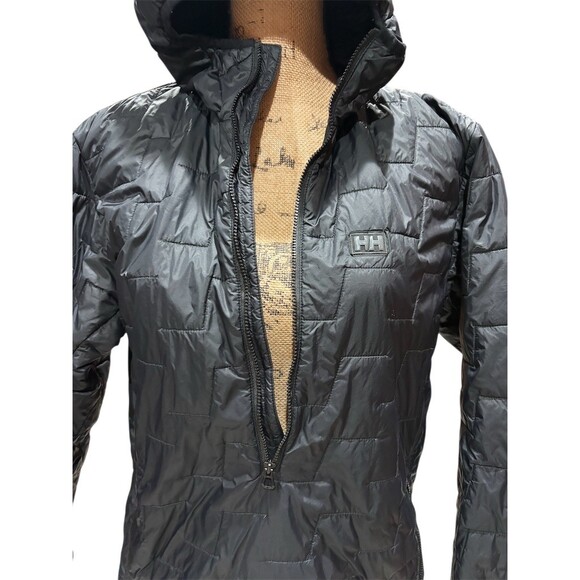 Helly Hansen Jacket Womens Size S Black LIFALOFT Hooded Full Zip Puffer - Picture 4 of 14